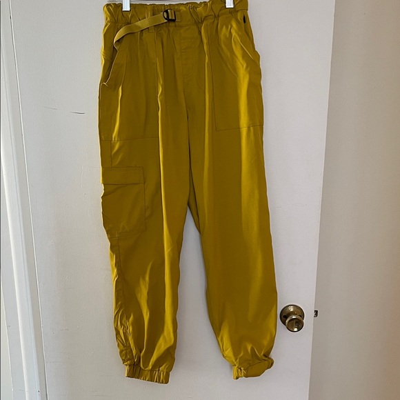 Prana Pants - Prana Cargo Joggers in Mustard Yellow